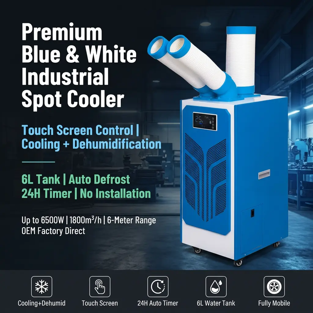 Po meri Butterfly Wing Hexagonal Honeycomb 24H Timer Spot Cooler Prenosni industrijski AC s šotorom za dogodke na prostem Po meri Butterfly Wing Hexagonal Honeycomb 24H Timer Spot Cooler Prenosni industrijski AC s šotorom za dogodke na prostem